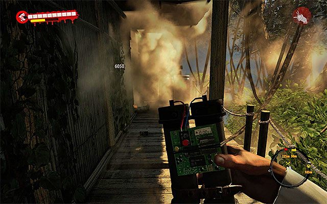 Jeśli nie posiadasz żadnych pukawek, to do pozbycia się Pana Truposza możesz też użyć między innymi materiałów wybuchowych - Biała linia Poboczne zadania - Dżungla - Dead Island Riptide - poradnik do gry