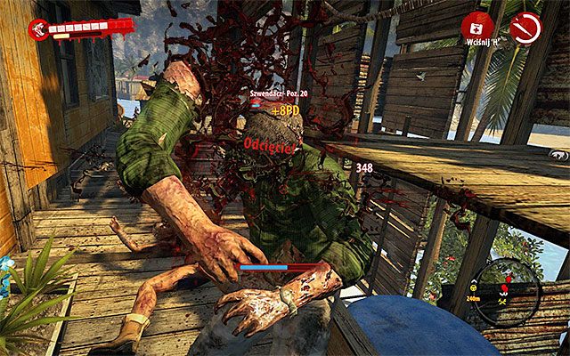 W celu dotarcia do niektórych zombiaków będziesz musiał skorzystać z drabiny, przy czym nie powinno z tym być dużych problemów - Uratuj Kitty Poboczne zadania - Dżungla - Dead Island Riptide - poradnik do gry