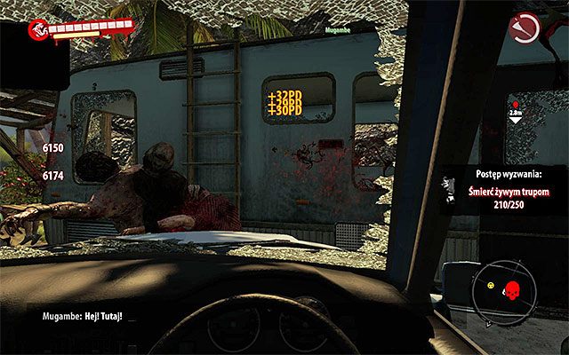 Założenia są bardzo proste - musisz pozbyć się wszystkich zombiaków zgromadzonych wokół przyczepy kempingowej - Uratuj Mugambe Poboczne zadania - Dżungla - Dead Island Riptide - poradnik do gry