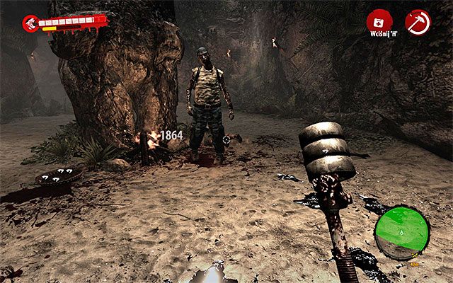 W głównej części jaskini przebywa także pojedynczy zbir - Medycyna alternatywna Poboczne zadania - Dżungla - Dead Island Riptide - poradnik do gry