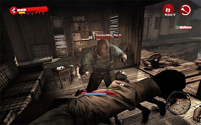 Oprócz bossa do zlikwidowania jest także grupa słabszych zombiaków i w tym przypadku uważaj przede wszystkim na zarażonych doktorów i oszalałych zarażonych, nie dając im się otoczyć i starając się ich atakować po kolei - Zabij Eduarda Rychłą Śmierć Petoię Poboczne zadania - Dżungla - Dead Island Riptide - poradnik do gry