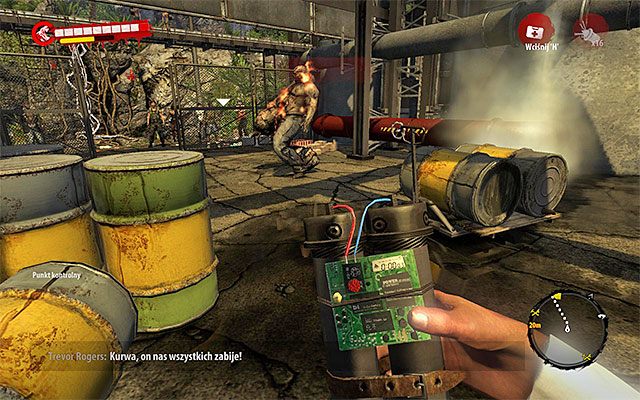 Kontynuuj atakowanie zmutowanego Waynea do momentu pozbawienia go całego paska energii życiowej, odnosząc tym samym zwycięstwo - Pokonaj Waynea i zabezpiecz teren Skrzyżowanie - Dead Island Riptide - poradnik do gry