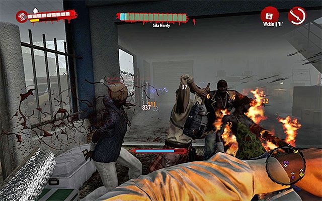 Pozostałych nieumarłych, którzy pojawili się w obozowisku wraz z krzykaczem, pozostaw sobie na sam koniec - Przetrwaj do przybycia promu Oblężenie terminalu - Dead Island Riptide - poradnik do gry