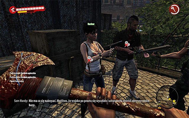 Końcówka tego zadania jest już bardzo prosta - Wróć do Harlow Prom - Dead Island Riptide - poradnik do gry