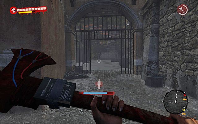 Powróć do zalanego obszaru (pamiętaj o unikaniu tarana jeśli wyruszył on Twym śladem) i wybierz pokazane na powyższym screenie przejście, które prowadzi na wschód - Znajdź drugie wejście do kina Nowy w mieście - Dead Island Riptide - poradnik do gry