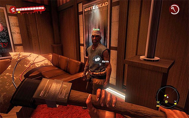 Odszukaj w kinie Marvina i porozmawiaj z tą postacią - Porozmawiaj z Jacqueline #2 i Marvinem W pierwszym rzędzie - Dead Island Riptide - poradnik do gry