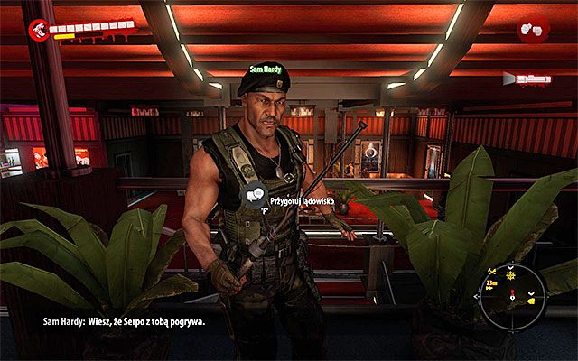 Odszukaj w kinie Sama Hardyego, odbierając przy okazji od niego nagrodę za zaliczenie poprzedniego głównego zadania, a mianowicie Ciężki pistolet - Porozmawiaj z pułkownikiem Samem Hardym Ratunek - Dead Island Riptide - poradnik do gry