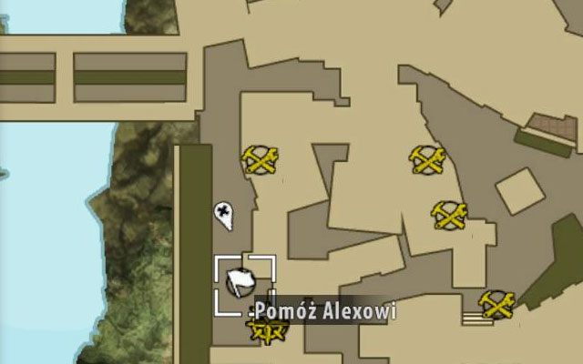 Szansa na rozpoczęcie tego pobocznego zadania pojawia się po dotarciu w pobliże Magazynu Geoffreya Napea zlokalizowanego na południowy-wschód od Bazy Wojskowej - Uratuj Alexa Poboczne zadania - Henderson - Dead Island Riptide - poradnik do gry