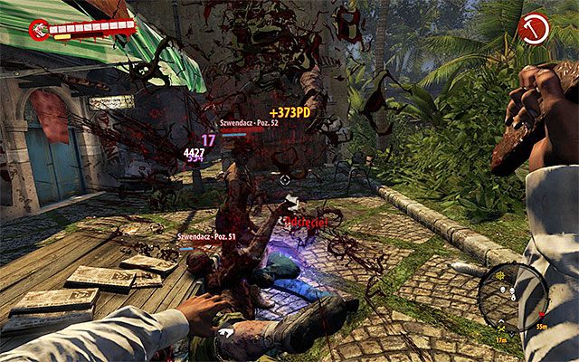 Założenia są bardzo proste - musisz pozbyć się wszystkich zombiaków zgromadzonych wokół budki - Uratuj Alexa Poboczne zadania - Henderson - Dead Island Riptide - poradnik do gry