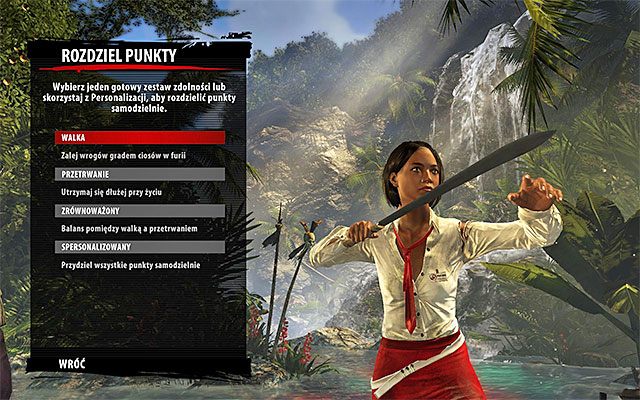 Jeżeli zdecydujesz się na utworzenie zupełnie nowej postaci to już na starcie gry awansuje ona na 15 poziom doświadczenia - Wybór/import postaci - Dead Island Riptide - poradnik do gry