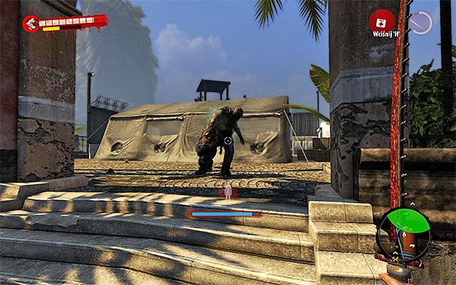 Wyrusz w stronę południowo-zachodniej części Bazy Wojskowej - Opieka medyczna Poboczne zadania - Henderson - Dead Island Riptide - poradnik do gry