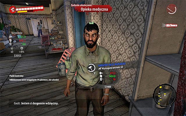 Wyrusz w powrotną drogę do Szpitala polowego - Opieka medyczna Poboczne zadania - Henderson - Dead Island Riptide - poradnik do gry