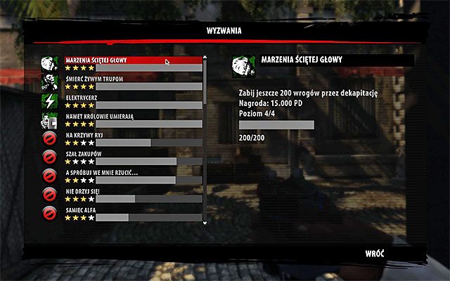 Wyzwania pod wieloma względami przypominają osiągnięcia - Wyzwania - Dead Island Riptide - poradnik do gry