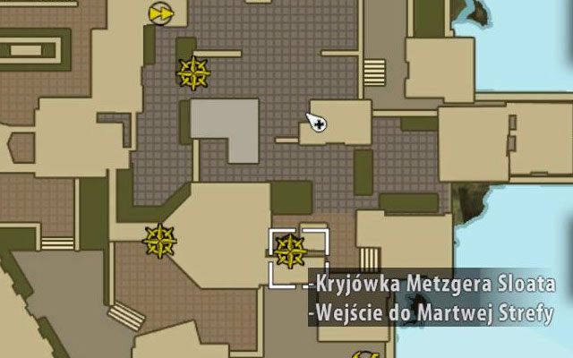 Projekt jest wewnątrz Martwej Strefy w lokacji Kryjówka Metzgera Sloata znajdującej się w centralnej części Henderson, na południe od Kina na starym mieście - Projekty - Henderson (12 - 24) - Dead Island Riptide - poradnik do gry