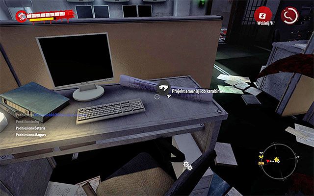 Projekt znajduje się wewnątrz głównego budynku Bazy Wojskowej, a konkretnie w pomieszczeniu komunikacji radiowej, w którym kończy się rozwiązywanie zadania Zmilitaryzowana strefa - Projekty - Henderson (25 - 37) - Dead Island Riptide - poradnik do gry