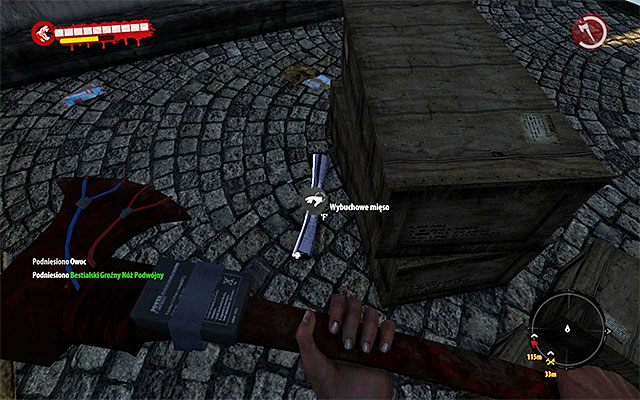 Poszukiwany projekt leży za jedną z większych skrzyń - Projekty - Henderson (25 - 37) - Dead Island Riptide - poradnik do gry
