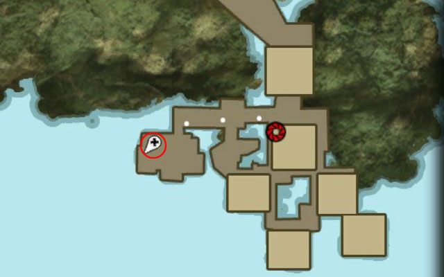 Projekt znajduje się w pobliżu wejścia do Martwej Strefy Domek z widokiem na ocean w południowo-wschodniej części Wioski Halai - Projekty - Dżungla (01 - 15) - Dead Island Riptide - poradnik do gry