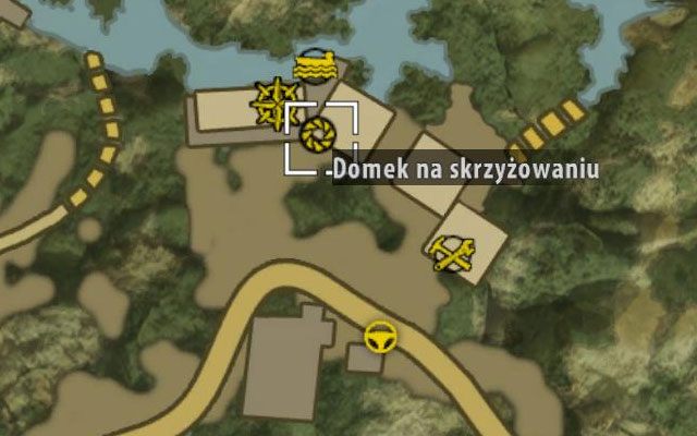 Projekt jest wewnątrz Martwej Strefy w lokacji Domek na skrzyżowaniu znajdującej się na terenie Ośrodka Wypoczynkowego Zimakani, na północ od Wioski Halai - Projekty - Dżungla (01 - 15) - Dead Island Riptide - poradnik do gry
