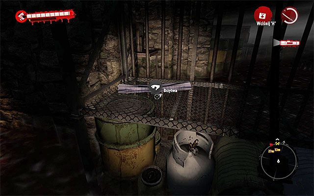 Projekt znajduje się w lokacji Piwnice pod fortem, do której można wejść po dotarciu do zlokalizowanego w południowo-wschodniej części miasta Fortu Henderson - Projekty - Henderson (01 - 11) - Dead Island Riptide - poradnik do gry