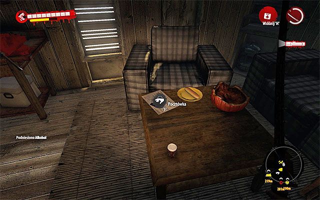 Po dotarciu do wnętrza chatki odszukaj pocztówkę na jednym ze stolików - Pocztówki - Dżungla - Dead Island Riptide - poradnik do gry