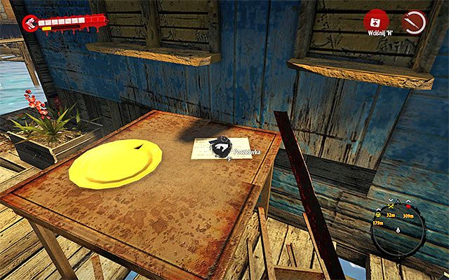 Zlokalizuj odpowiednią chatkę i zbadaj znajdujący się przed nią stolik, zabierając z niego pocztówkę - Pocztówki - Dżungla - Dead Island Riptide - poradnik do gry
