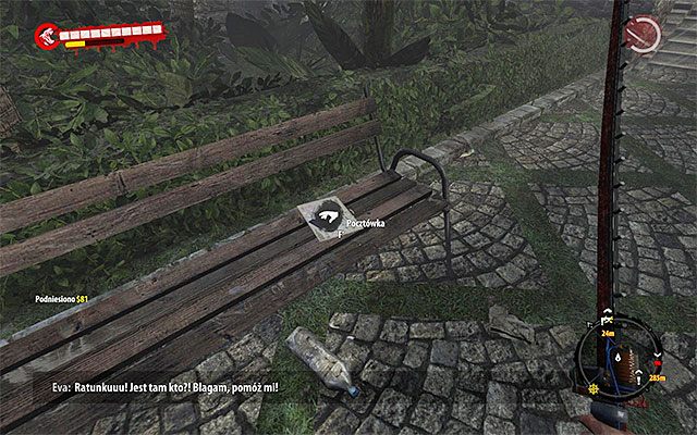 Odszukaj ławkę na wschód od willi i podnieś leżącą na niej pocztówkę - Pocztówki - Henderson - Dead Island Riptide - poradnik do gry