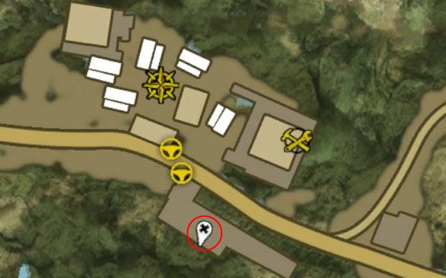 Przewodnik znajduje się przy głównej drodze na południowy-wschód od Obozu Przetrwania Paradise, a konkretnie na południe od Kempingu Kiwi - Przewodniki - Dżungla - Dead Island Riptide - poradnik do gry