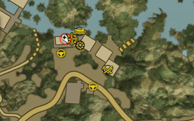 Przewodnik znajduje się przy głównej drodze, na terenie Ośrodka Wypoczynkowego Zimakani - Przewodniki - Dżungla - Dead Island Riptide - poradnik do gry