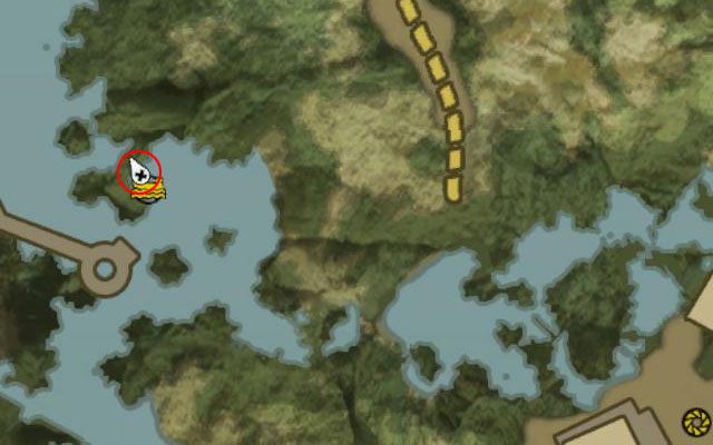 Przewodnik znajduje się na niewielkiej wysepce na bagnach na zachód od Wioski Mataka - Przewodniki - Dżungla - Dead Island Riptide - poradnik do gry