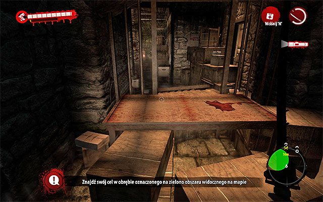 Zejdź po schodach na niższy poziom piwnic i wznów dość liniowy przemarsz, docierając po kilku chwilach do obszaru oznaczonego zielonym kolorem - Dostań się do zamkniętego pomieszczenia Katastrofa - Dead Island Riptide - poradnik do gry