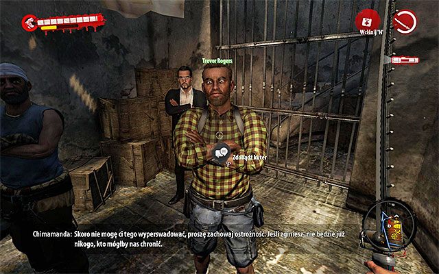 Polecam oczywiście poświęcić trochę czasu na uzupełnienie zapasów (w forcie pojawiło się wiele skrzynek z amunicją i innymi cennymi przedmiotami) oraz na ulepszenie/naprawienie posiadanych broni - Porozmawiaj z Trevorem Strefa Kwarantanny - Dead Island Riptide - poradnik do gry