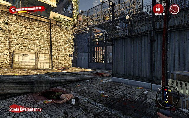 Po dotarciu do miasta proponuję skręcić na północ - Wejdź do Strefy Kwarantanny Strefa Kwarantanny - Dead Island Riptide - poradnik do gry
