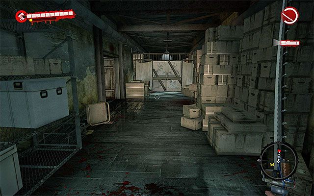 Niezależnie od wybranej ścieżki powinieneś dotrzeć do pokazanej na powyższym screenie nowej barykady, która również zostanie w ostatnim momencie zniszczona przez zombiaki - Znajdź drogę do doku Z prądem - Dead Island Riptide - poradnik do gry