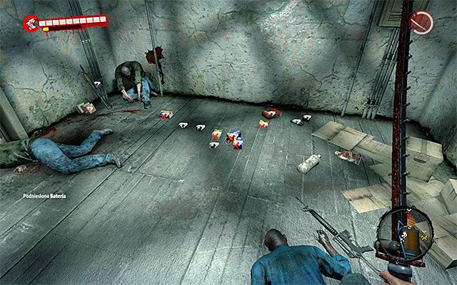 Kontynuuj przemarsz, docierając po kilku chwilach do klatki schodowej - Znajdź drogę do doku Z prądem - Dead Island Riptide - poradnik do gry