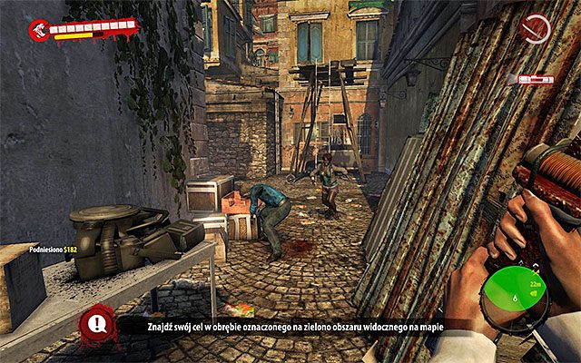 Drugi obszar nadający się do zbadania znajduje się w centralnej części miasta, na południe od Strefy Kwarantanny - Wspomnienia Poboczne zadania - Henderson - Dead Island Riptide - poradnik do gry