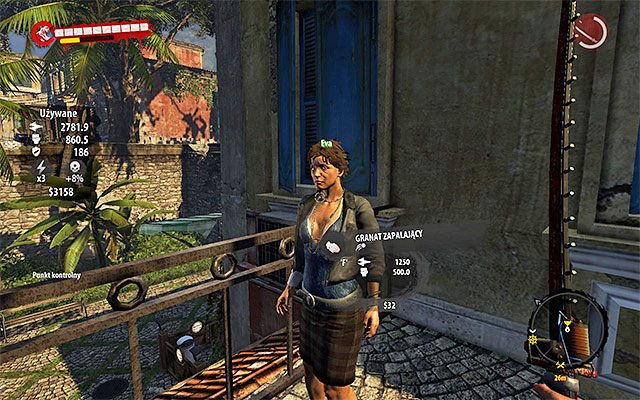 Po raz kolejnymi zajmij się eliminacją pobliskich zombiaków i dopiero po oczyszczeniu okolicy użyj drabinki żeby dotrzeć do Evy - Martwi słabo tańczą Poboczne zadania - Henderson - Dead Island Riptide - poradnik do gry