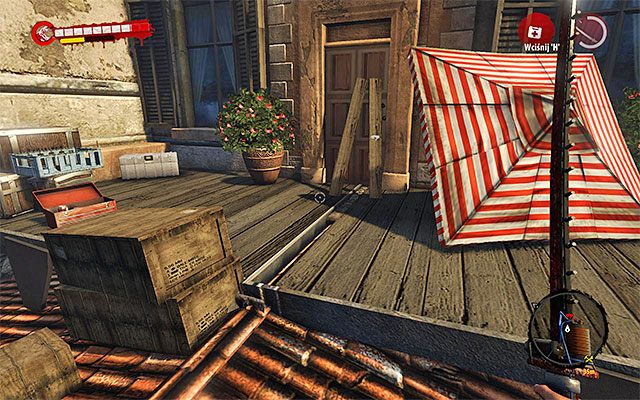 Obróć się w lewo i podejdź do desek blokujących wejście do apartamentu - Na krawędzi Poboczne zadania - Henderson - Dead Island Riptide - poradnik do gry
