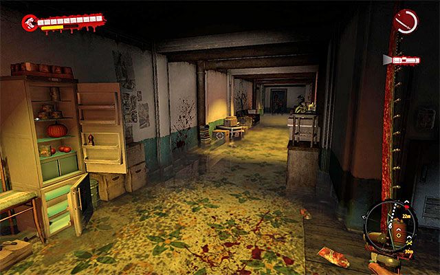 Zacznij od zejścia po schodach na niższe piętro - Na krawędzi Poboczne zadania - Henderson - Dead Island Riptide - poradnik do gry