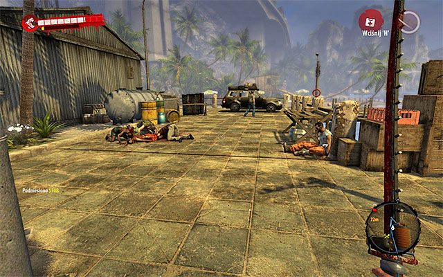 Kryjówka bandytów znajduje się w północno-zachodniej części Przystani promu w Pinai, czyli niedaleko wyjścia z Tuneli - Plan idealny Poboczne zadania - Henderson - Dead Island Riptide - poradnik do gry