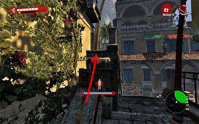 Po dotarciu na dziedziniec za budynkiem z Niną odwróć się i wyjdź po schodach na górę - Damy przodem Poboczne zadania - Henderson - Dead Island Riptide - poradnik do gry