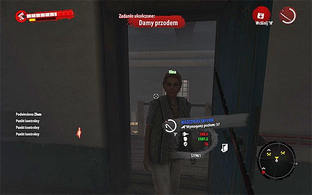 Pozostało ci już tylko porozmawiać z Niną, która w międzyczasie powinna wyjść z piwnicy - Damy przodem Poboczne zadania - Henderson - Dead Island Riptide - poradnik do gry