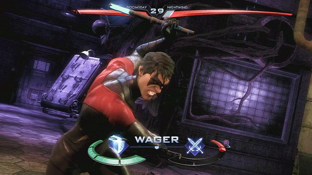 Starcie to sytuacja, w której zawodnicy biegną sobie na spotkanie by wymienić się potężnym ciosem - Injustice: Podstawy walki - porady - Injustice Gods Among Us - poradnik do gry