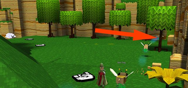 Wejście do mini-bossa w Zone 1 - Checkpoint 3-4 | World 1 - Zone 1 (Sunny Glade) w Guild Wars 2 - Guild Wars 2 - poradnik