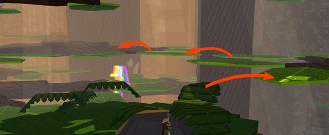 Droga do rozwidlenia z dwiema trampolinami - Checkpoint 2-3 | World 1 - Zone 2 (Dark Woods) w Guild Wars 2 - Guild Wars 2 - poradnik