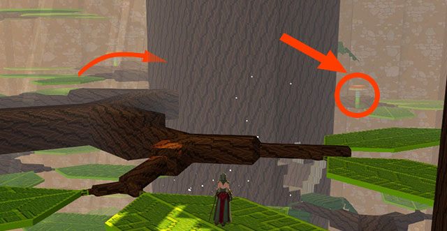 Prawa trampolina - Checkpoint 2-3 | World 1 - Zone 2 (Dark Woods) w Guild Wars 2 - Guild Wars 2 - poradnik