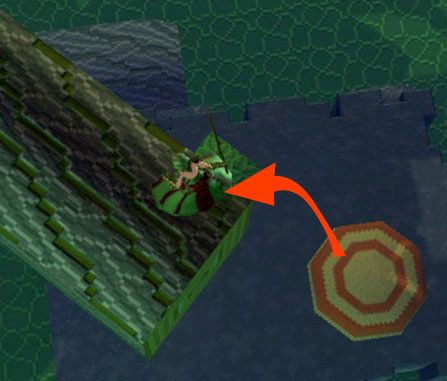 Skok z trampoliny na wystającą gałąź - Checkpoint 1-2 | World 1 - Zone 3 (Kingdom of Fungus) w Guild Wars 2 - Guild Wars 2 - poradnik