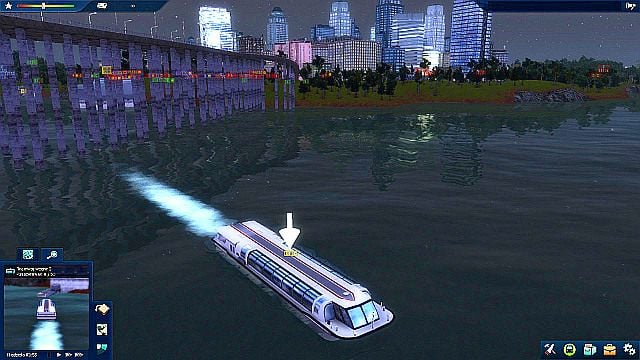 Tramwaje wodne ze względu na wysoką szybkość są w stanie sprawnie połączyć dwa odległe od siebie punkty na mapie - Tramwaj wodny | Środki transportu | Cities in Motion 2 - Cities in Motion 2 - poradnik do gry