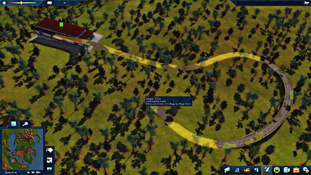 Manipulując kursorem myszki decydujesz, w którą stronę zamierzasz budować tory - Tory, tunele i estakady | Połączenia | Cities in Motion 2 - Cities in Motion 2 - poradnik do gry