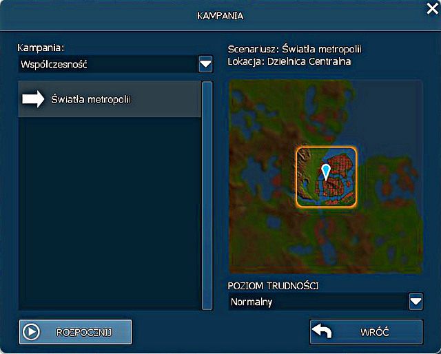 Lokacja - Dzielnica Centralna - 1. Światła metropolii | Opis przejścia | Cities in Motion 2 - Cities in Motion 2 - poradnik do gry