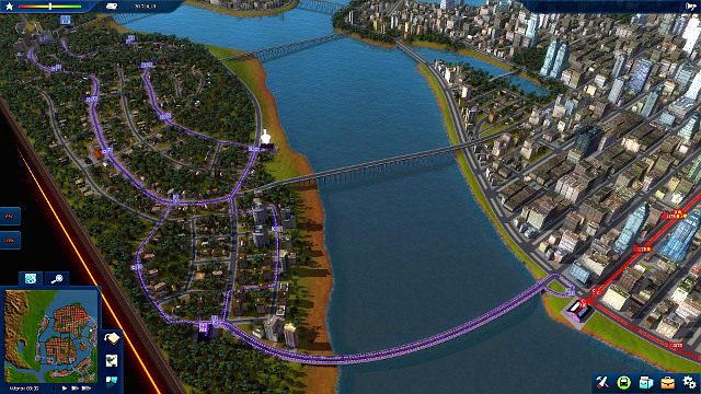 Tak funkcjonująca linia dojazdowa powinna zapewnić stały dopływ towaru do tramwaju - 1. Światła metropolii | Opis przejścia | Cities in Motion 2 - Cities in Motion 2 - poradnik do gry